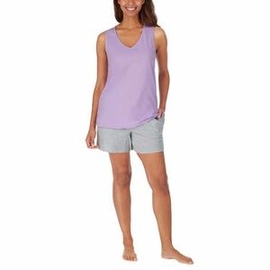 New Women's Carole Hochman Pajama Set Tank Shorts